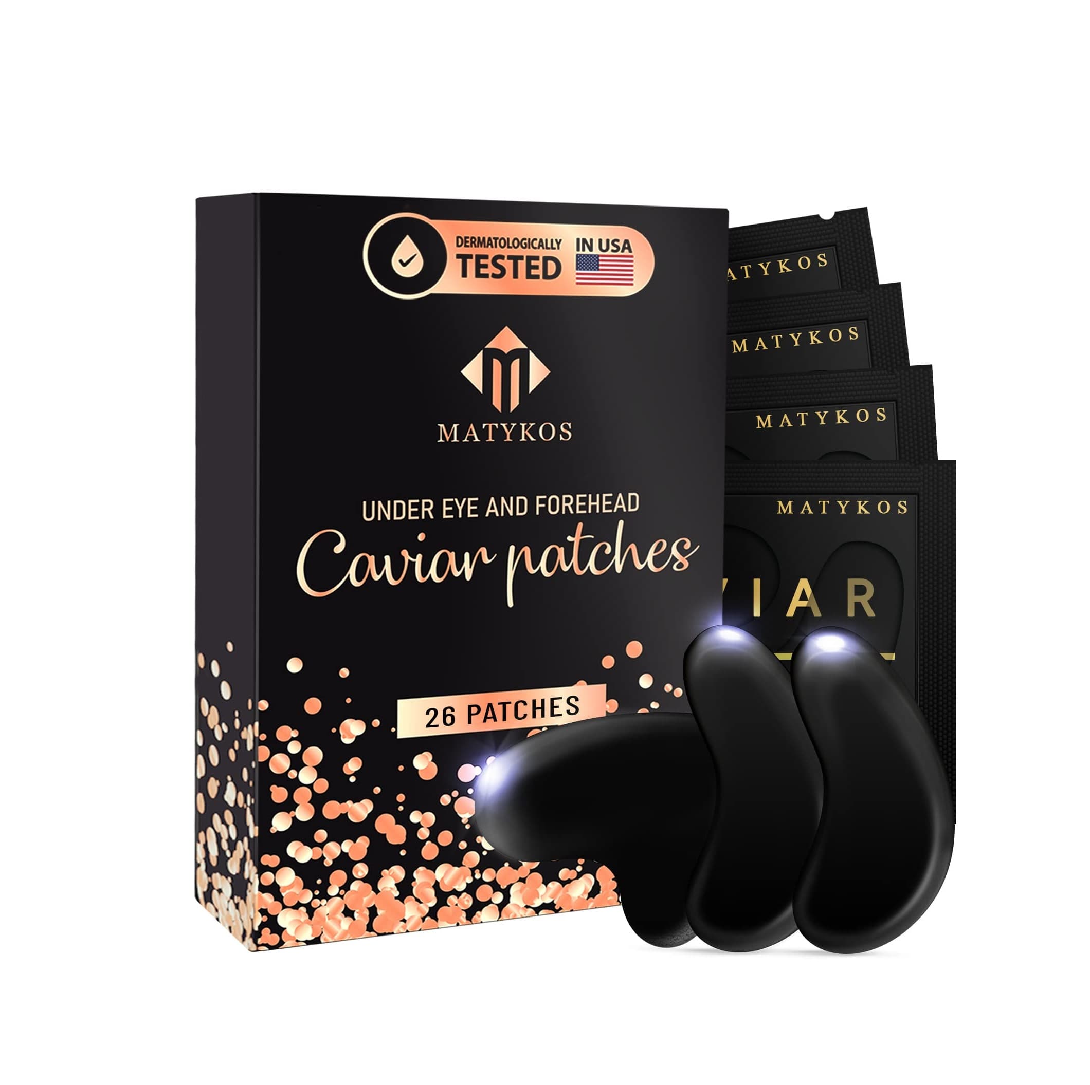 Under Eye And Forehead Caviar Patches