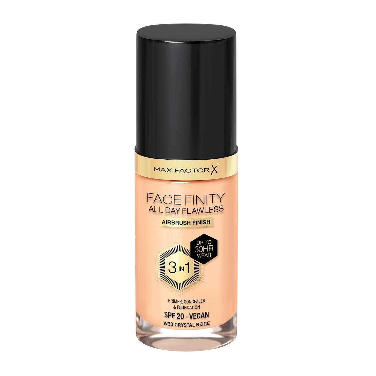 Facefinity All Day Flawless 3 in 1 Vegan Foundation SPF 20