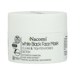 White & Black Face Mask