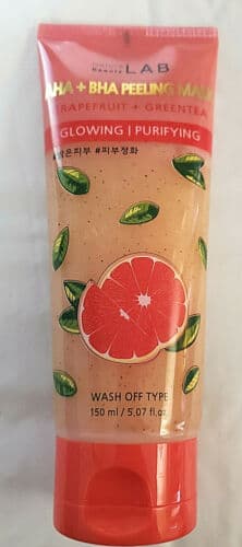 AHA+BHA Peeling Mask - Grapefruit and Green Tea