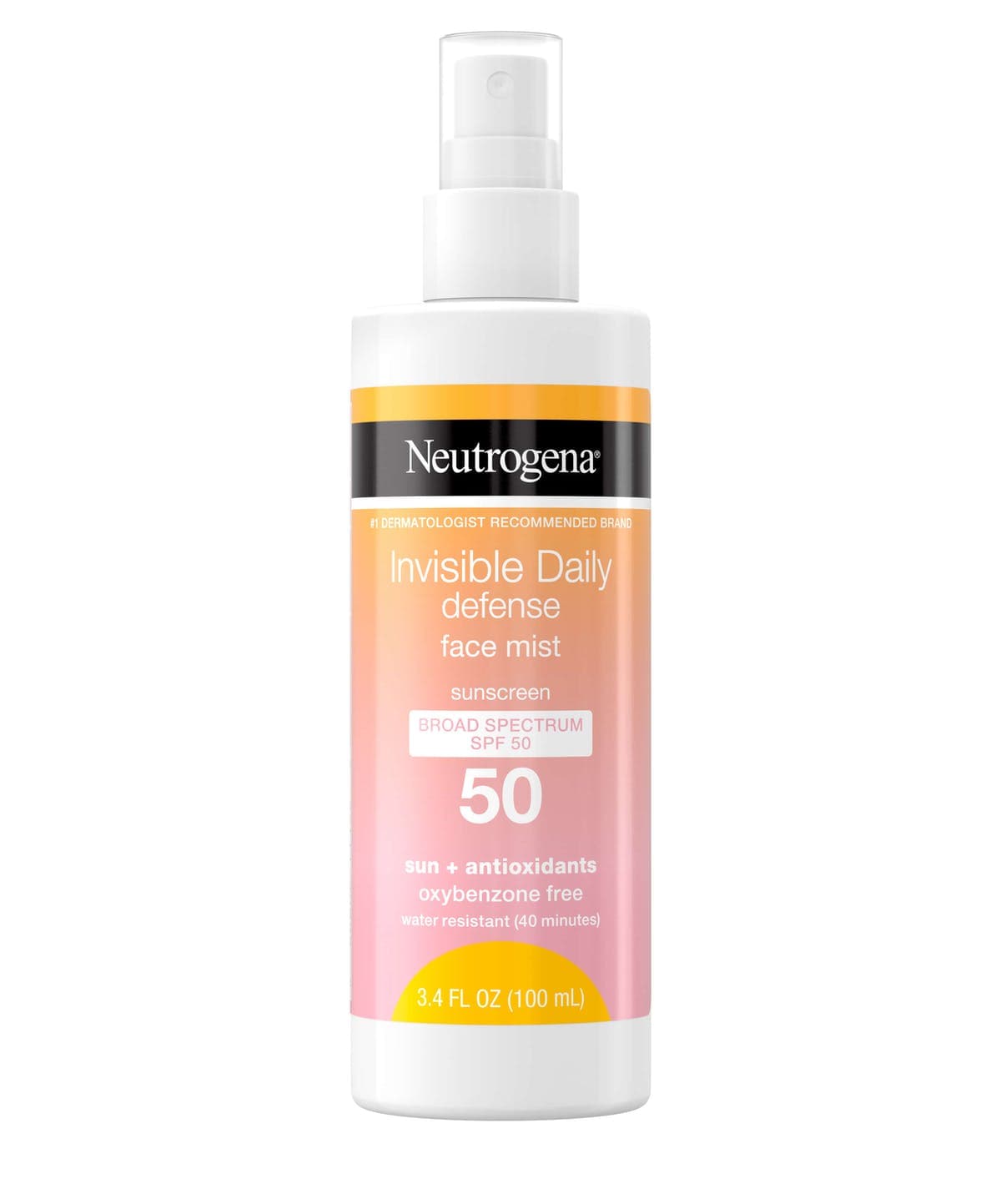 Invisible Daily Defense Sunscreen Face Mist SPF 50