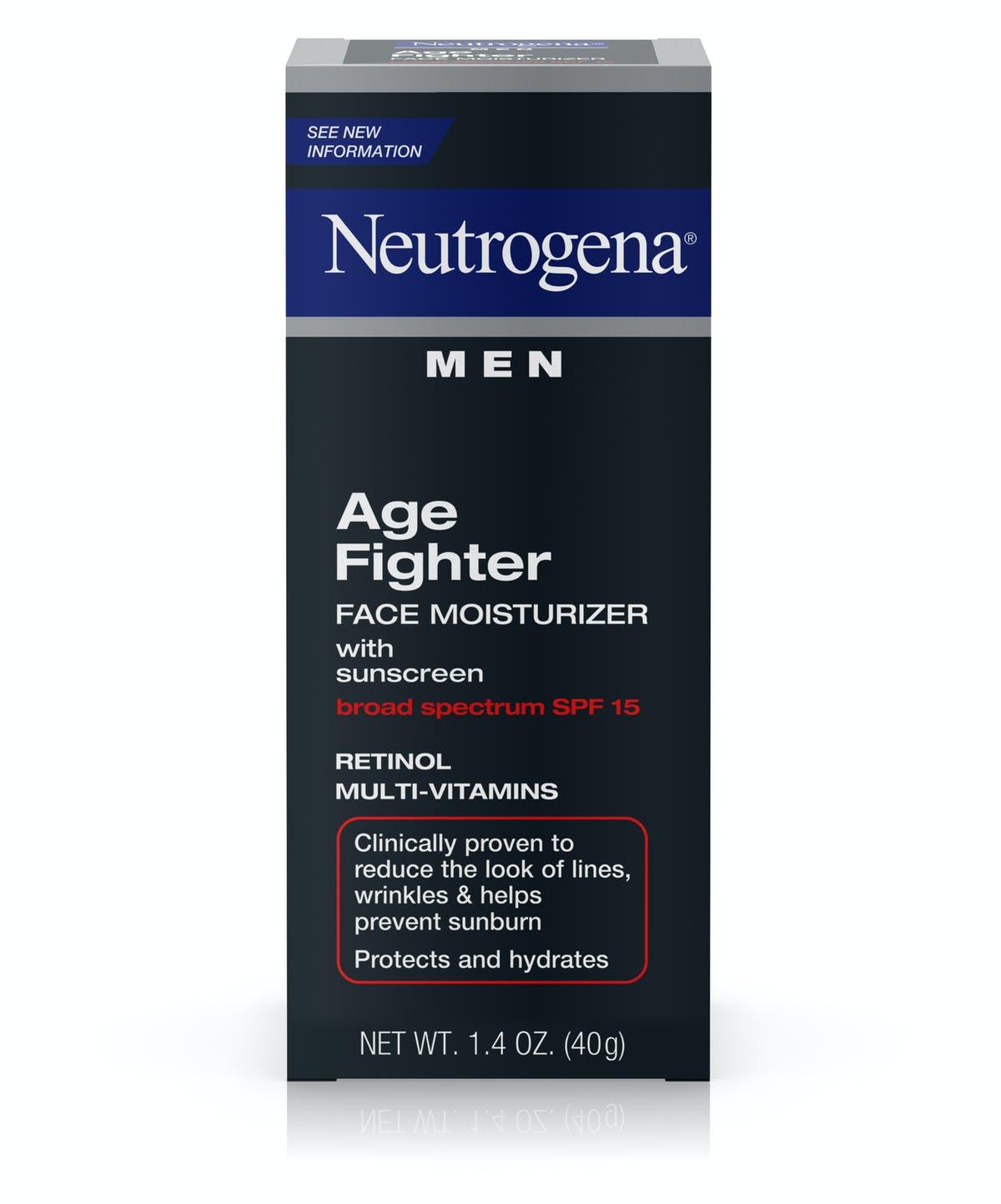 Men Age Fighter Face Moisturizer With Sunscreen SPF 15