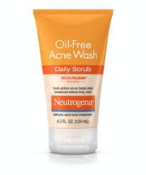 Oil-Free Acne Face Wash Daily Face Scrub