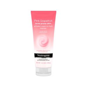 Pink Grapefruit Acne Prone Skin Activated Cream-to-Foam Cleanser