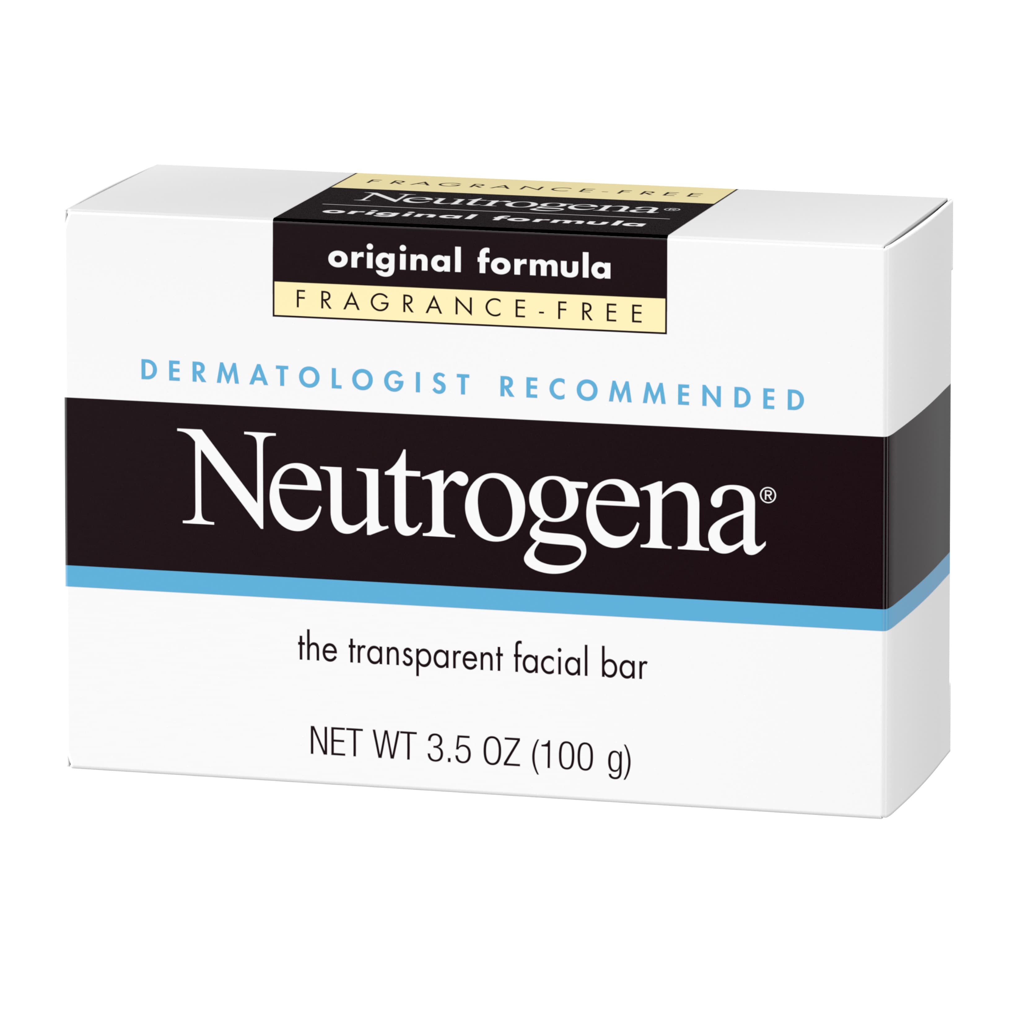 Transparent Facial Bar Soap, Face Wash & Cleanser Fragrance Free