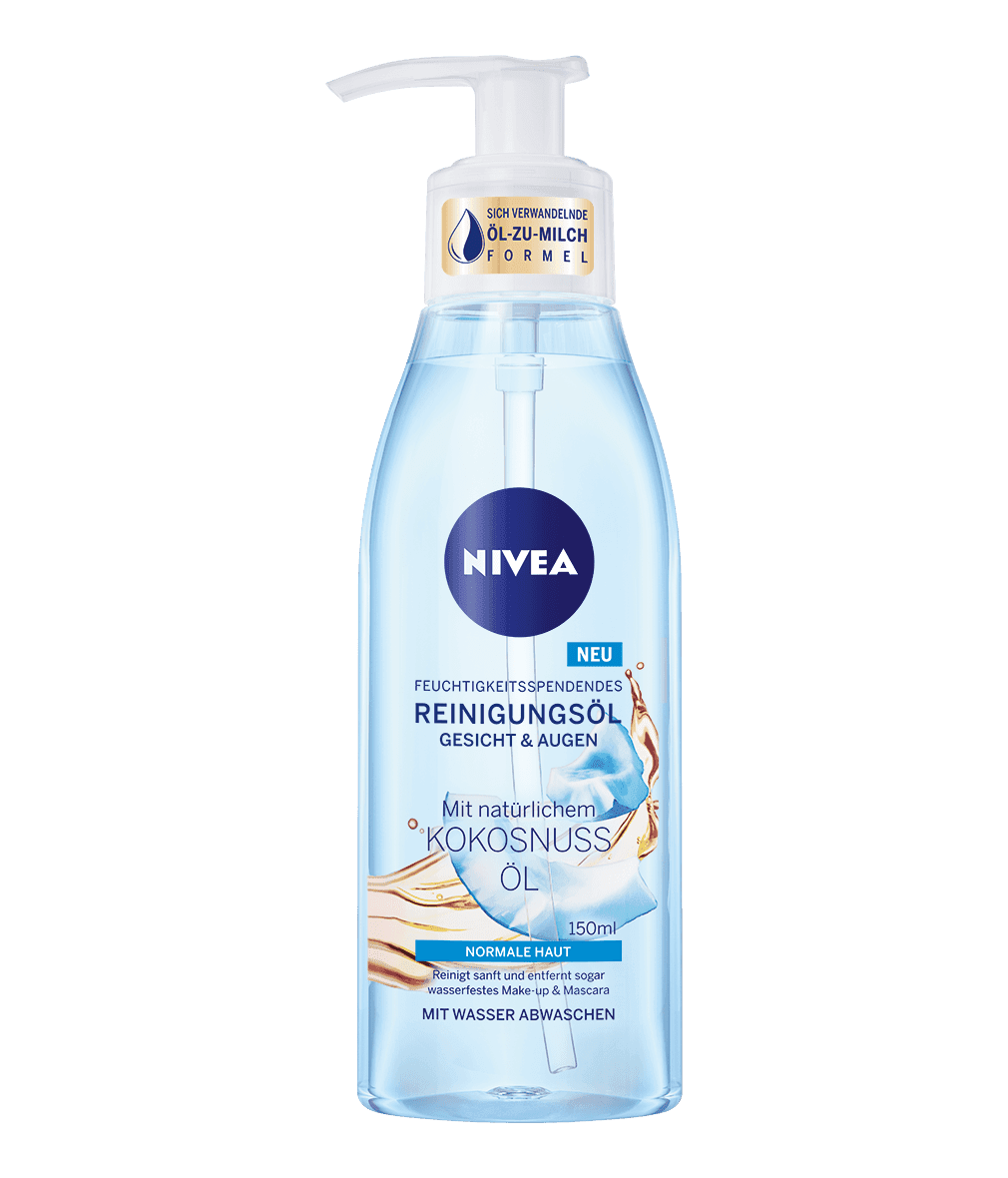 Feuchtigkeitsspendendes Reinigungsöl mit natürlichem Kokosöl
