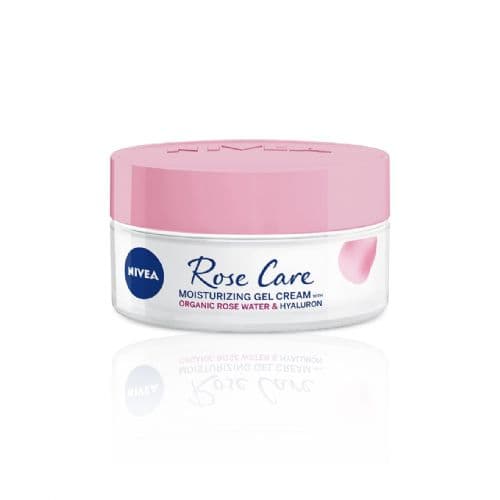 Rose Care Moisturising Gel Cream with Organic Rose Water & Hyaluronic Acid