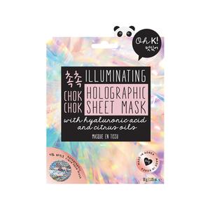 Chok Chok Illuminating Holographic Sheet Mask with Hyaluronic Acid and Citrus Oils