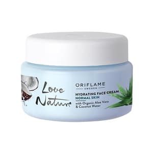 Hydrating Face Cream for Normal Skin with Organic Aloe Vera and Coconut Water