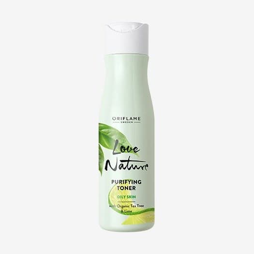 Purifying Toner with Organic Tea Tree & Lime (for Oily Skin)