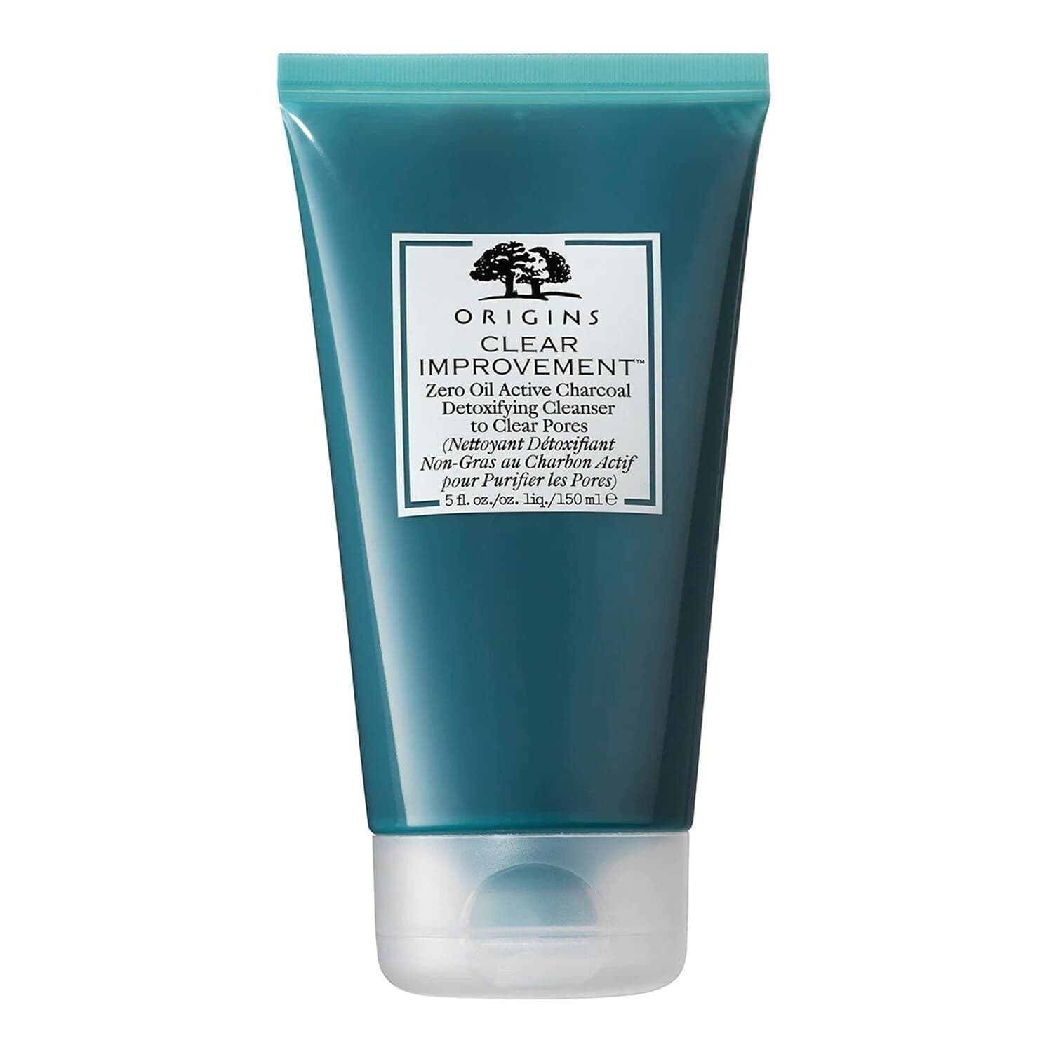 Clear Improvement Zero Oil Active Charcoal Detoxifying Cleanser to Clear Pores