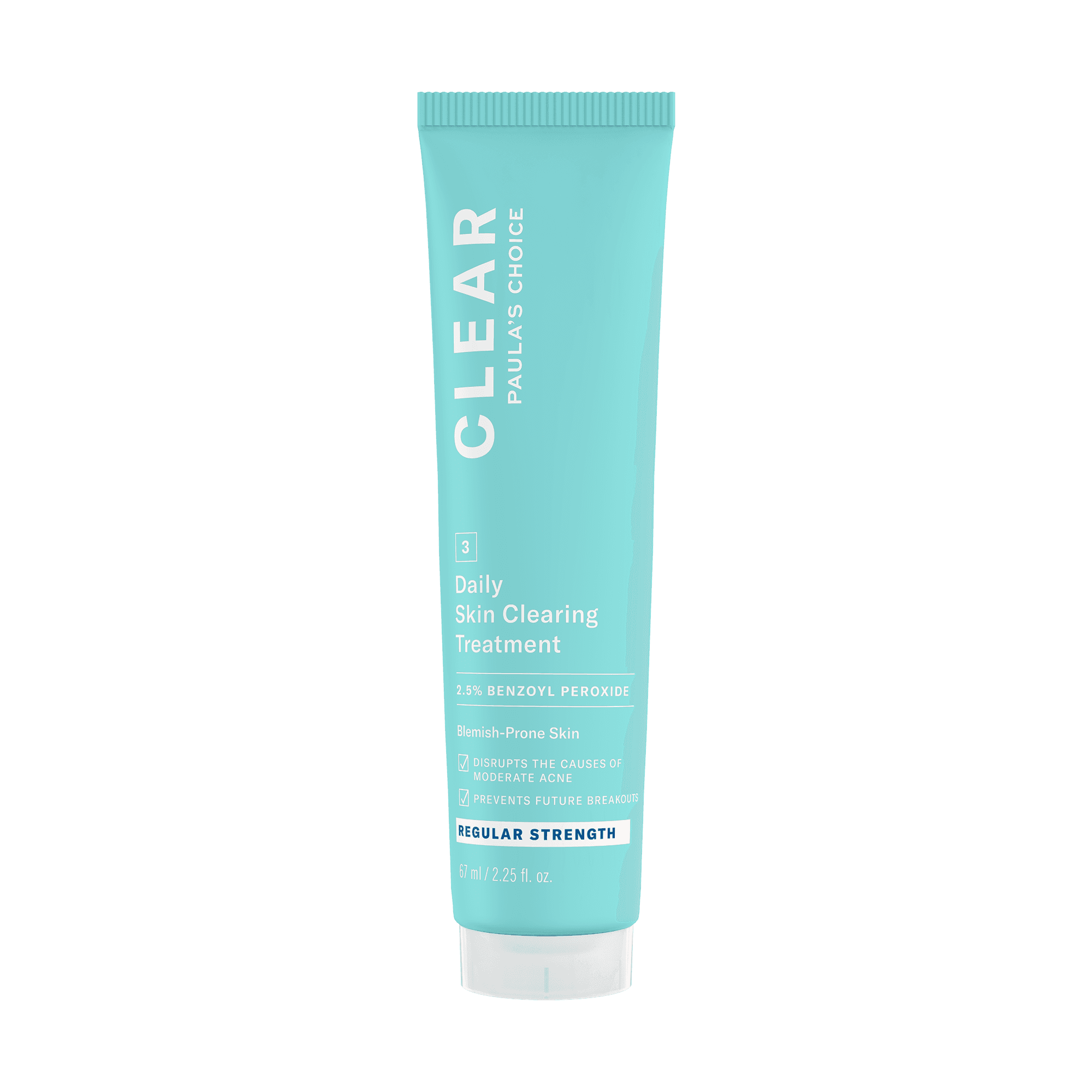 CLEAR Regular Strength Daily Skin Clearing Treatment with 2.5% Benzoyl Peroxide