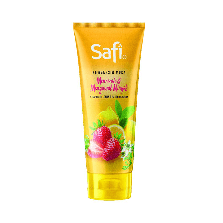 Naturals Lightening Acne & Oil Control Facial Cleanser with Strawberry Lemon & Habbatus Sauda