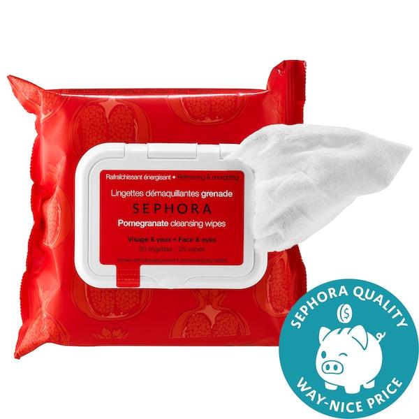 Cleansing Wipes - Pomegranate - Energizing