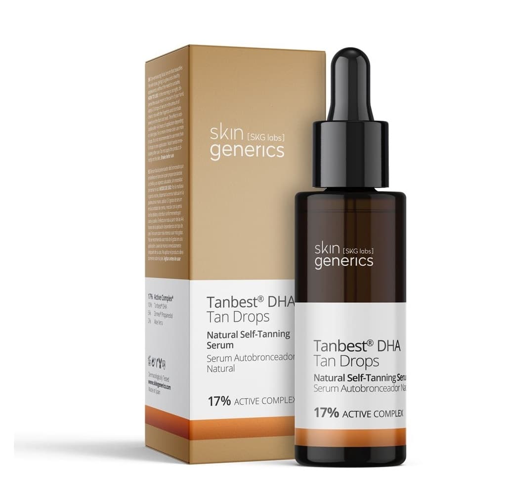 Tanbest DHA Tan Drops Natural Self-Tanning Serum 17% Active Complex