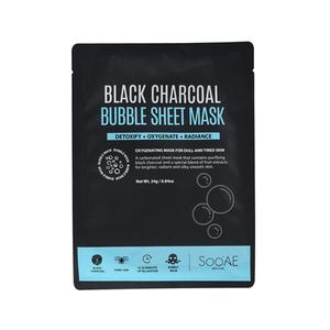 Black Charcoal Bubble Sheet Mask