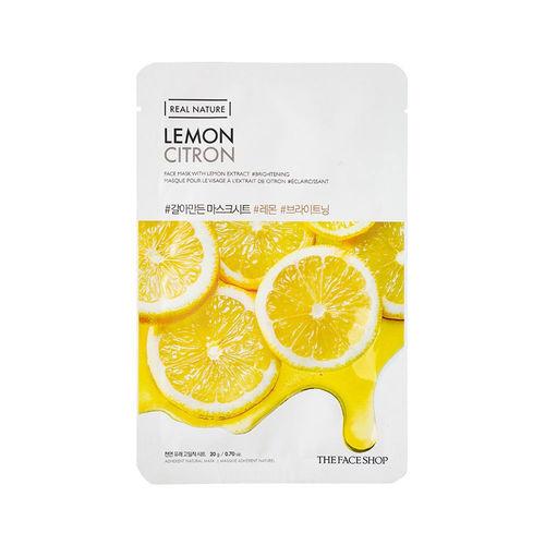 Real Nature Face Mask Lemon Citron