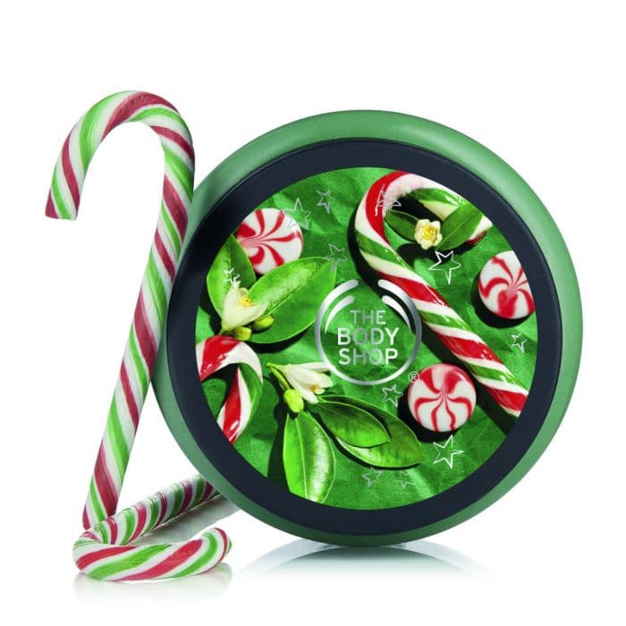 Peppermint Candy Cane Fragranced Exfoliating Sugar Body Scrub