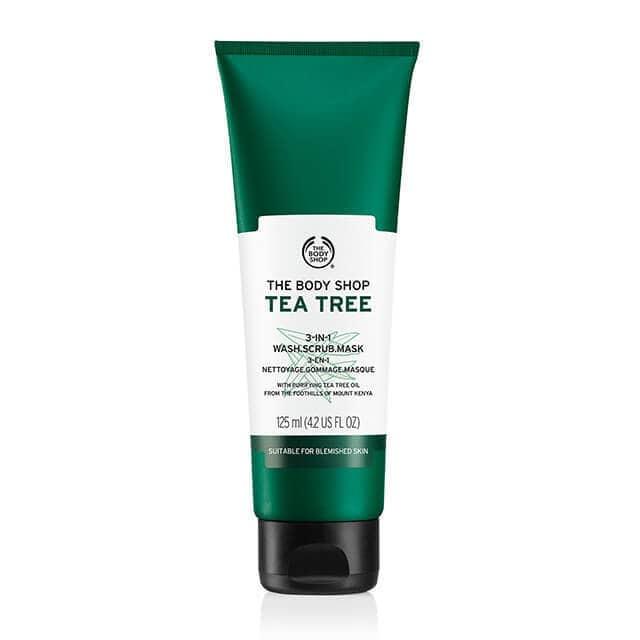 Tea Tree 3 in 1 Wash Scrub Mask