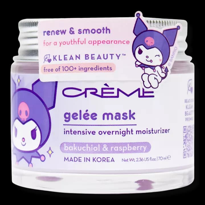 Sanrio Kuromi Klean Beauty Intensive Overnight Moisture Gelee Mask