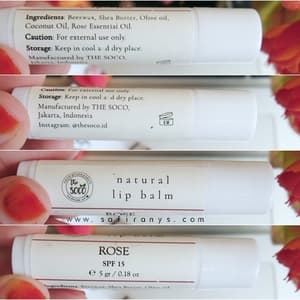 Natural Lip Balm Rose