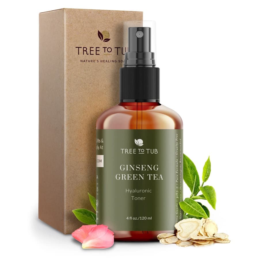 Ginseng Green Tea Anti-Aging Calming Hydration Toner Spray