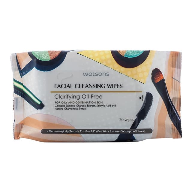 Facial Cleansing Wipes Clarifying Oil Free