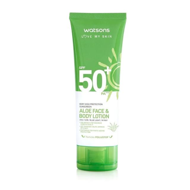 Love My Skin Aloe Face & Body Lotion Sunscreen SPF 50+