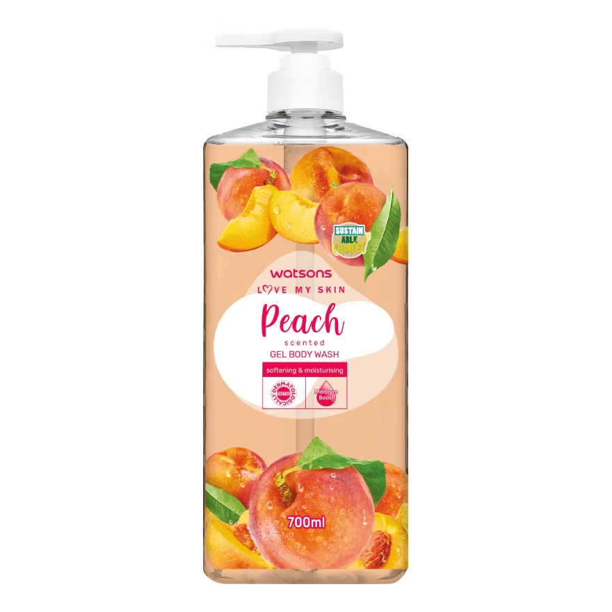 Love My Skin Peach Scented Gel Body Wash