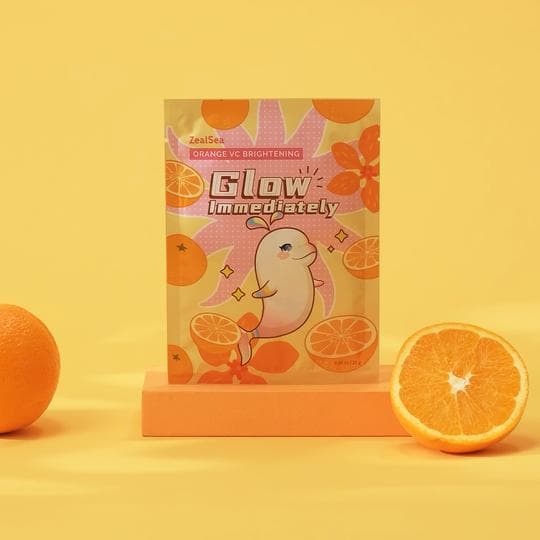 Glow Immediately Orange VC Brightening Facial Sheet Mask