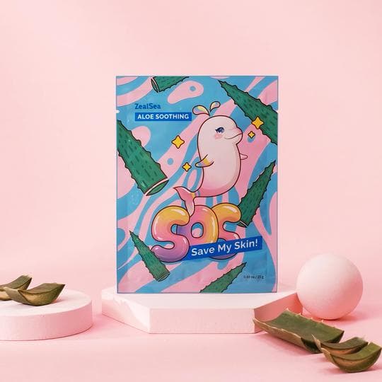 SOS Save My Skin Aloe Soothing Facial Sheet Mask