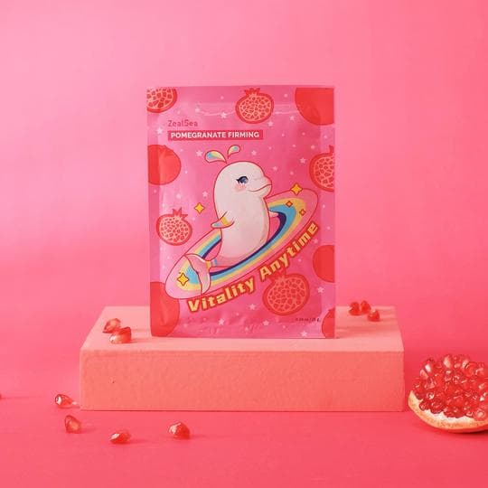 Vitality Anytime Pomegranate Firming Facial Sheet Mask