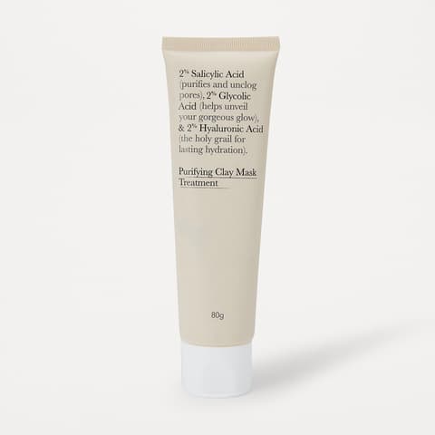 Purifying Clay Mask Treatment Salicylic Acid, Glycolic Acid & Hyaluronic Acid