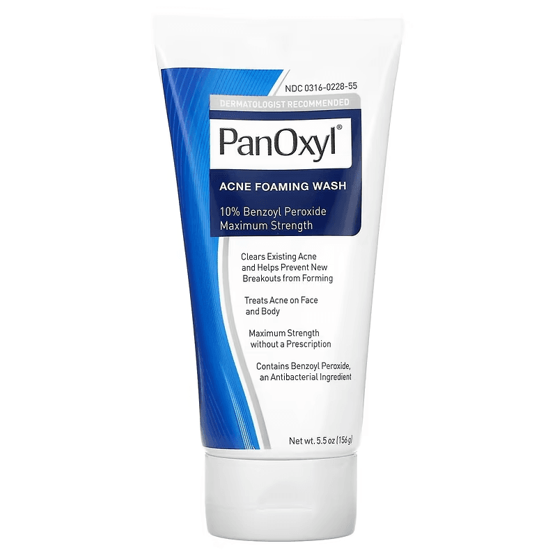 Acne Foaming Wash with 10% Benzoyl Peroxide Maximum Strength