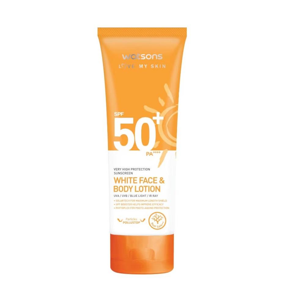 Very High Protection Sunscreen White Face & Body Lotion SPF 50+ PA+++