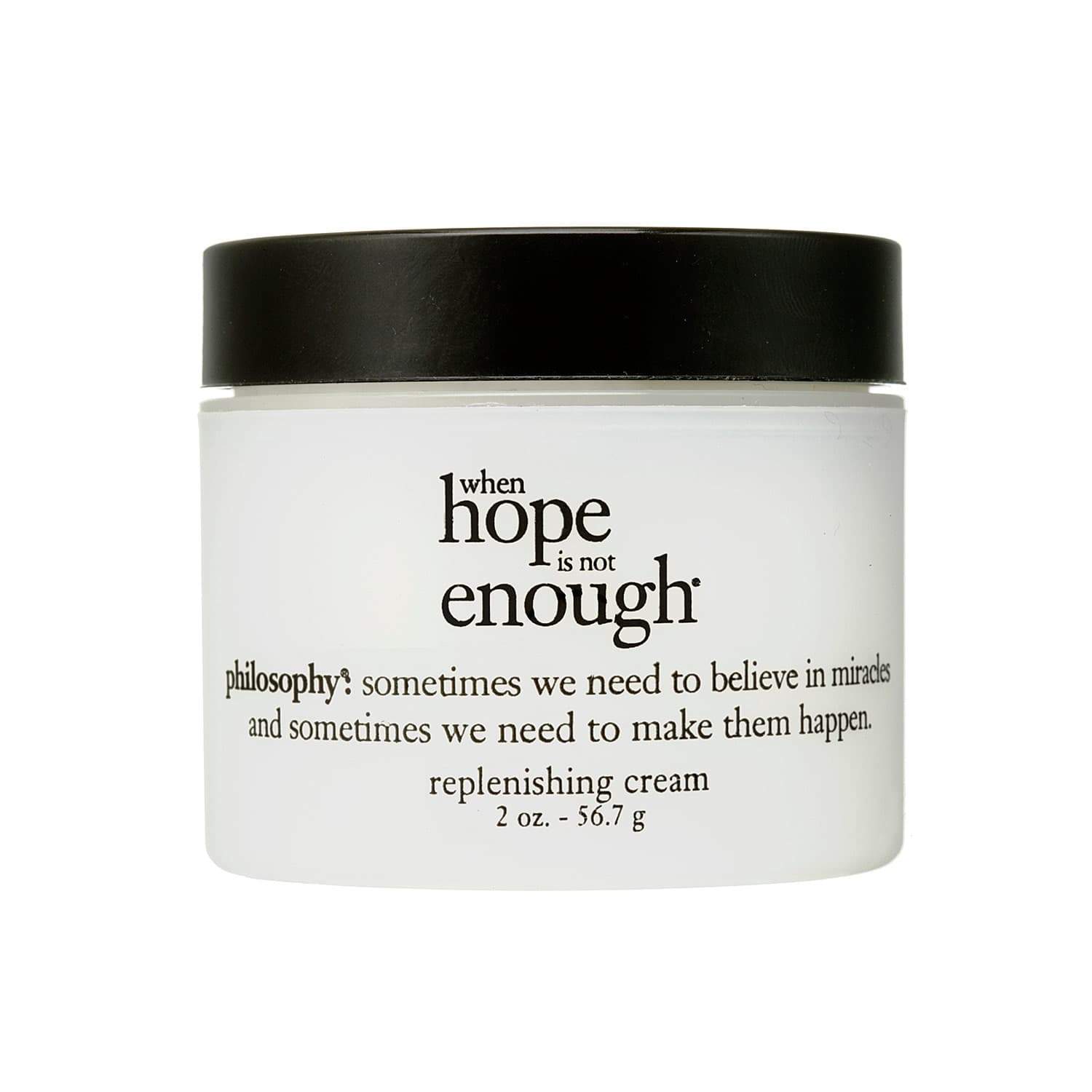 when hope is not enough replenishing cream