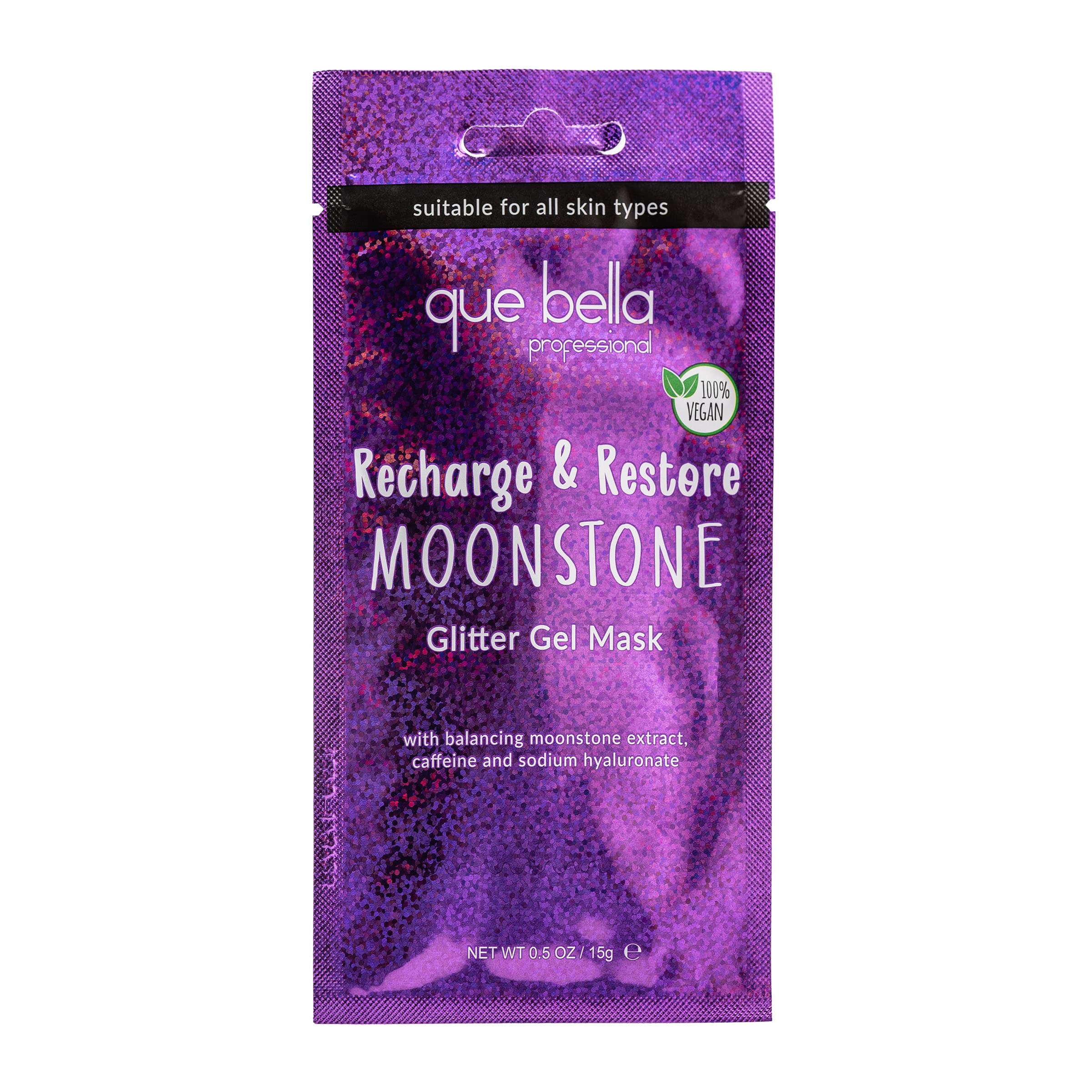 Recharge & Restore Moonstone Glitter Gel Mask