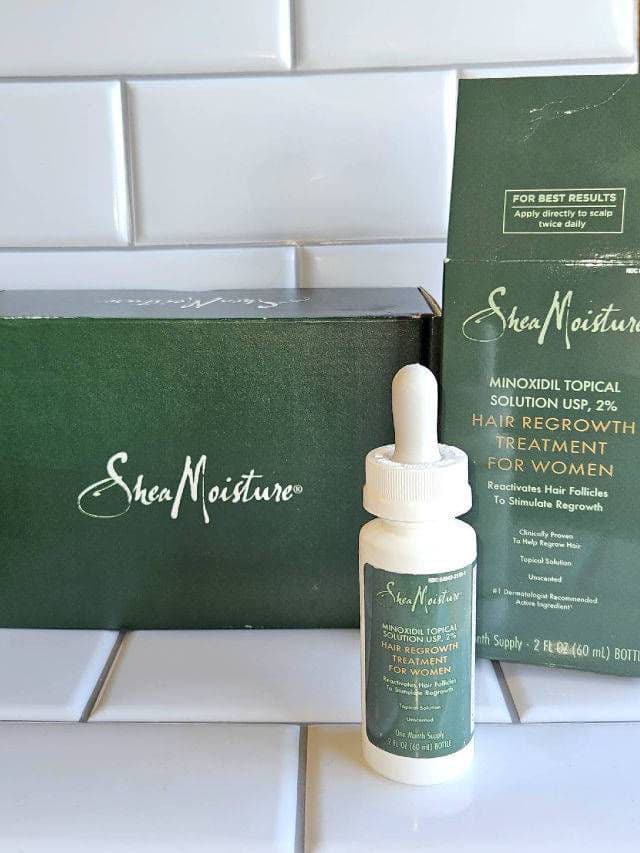 SheaMoisture Minoxidil 2% Hair Treatment Solution review photo by stephanycastilloUGC