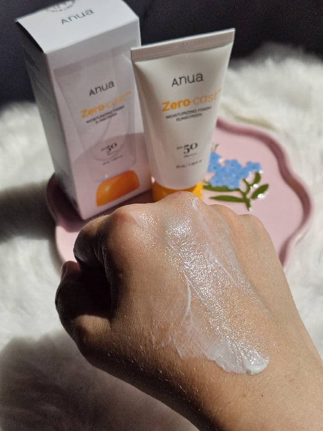 ANUA Zero-cast Moisturizing Finish Sunscreen SPF 50+ PA++++ review photo by Lidia78