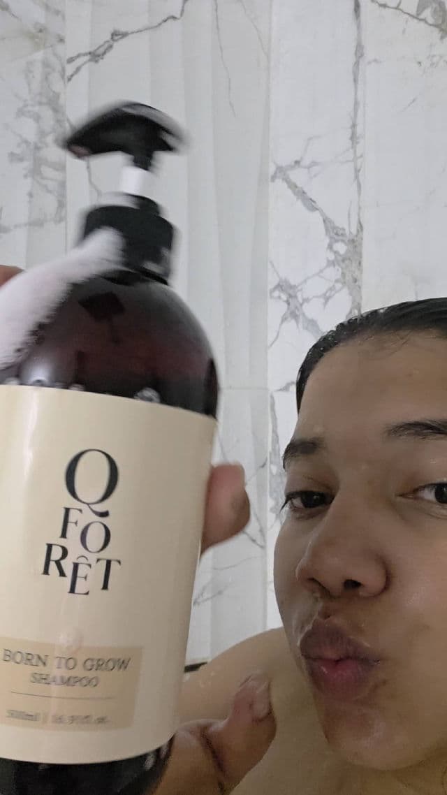 QFORET Born to Grow Red Korean Botanical Scalp Shampoo review photo by MariCookie