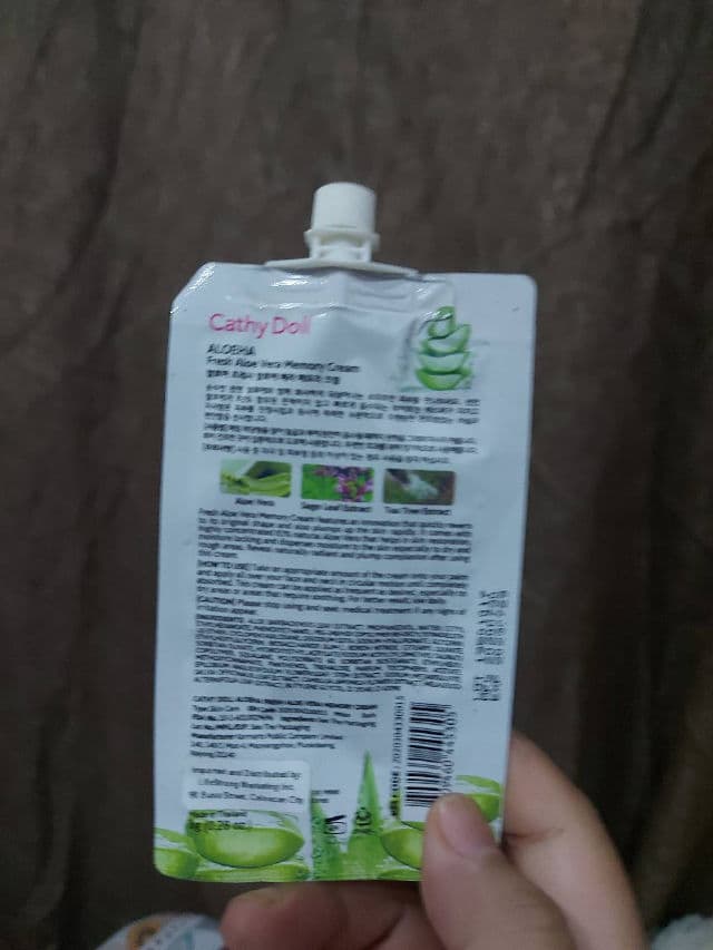 Cathy Doll AloeHa Fresh Aloe Vera Memory Cream review photo by caerusnana