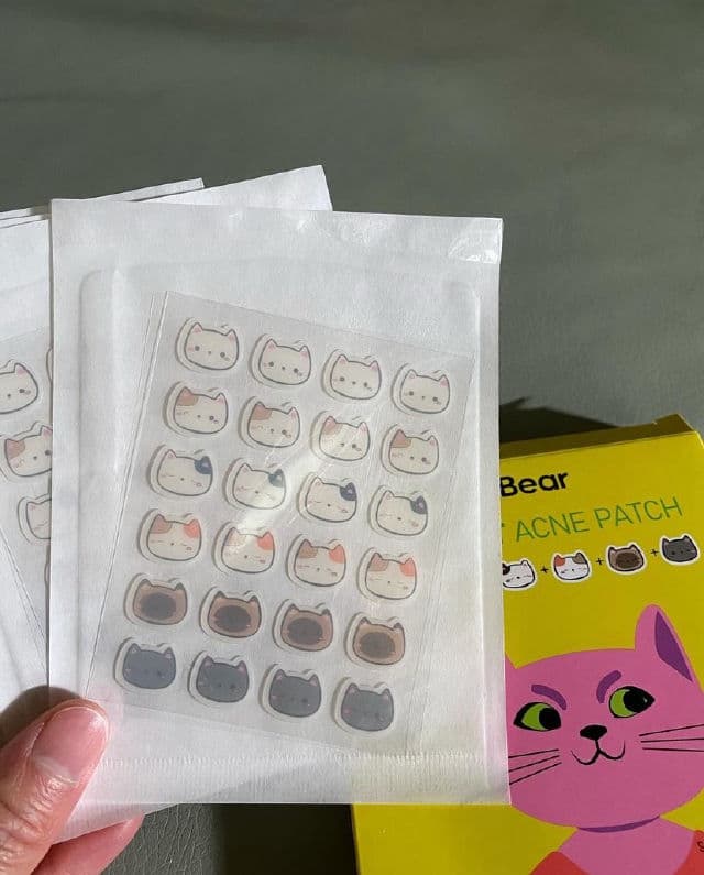LitBear Acne Patch Pimple Patch Cat Shaped review photo by NguyenAndOngLy