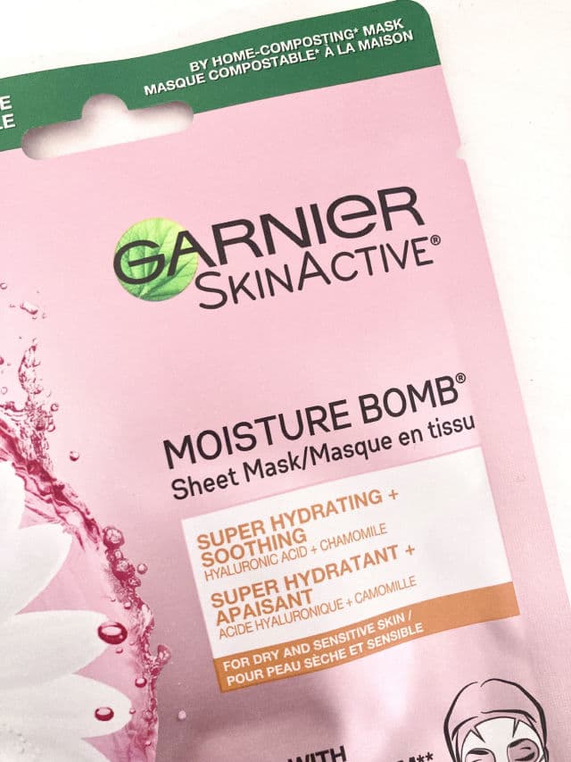 Garnier SkinActive Moisture Bomb Sheet Mask - Soothing review photo by smellysharpie
