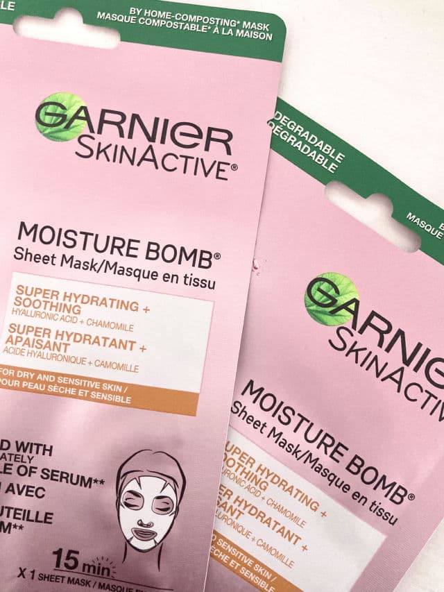 Garnier SkinActive Moisture Bomb Sheet Mask - Soothing review photo by smellysharpie