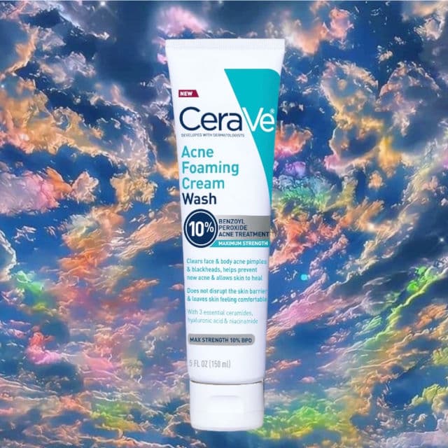 CeraVe Acne Foaming Cream Wash with Benzoyl Peroxide 10% review photo by Oddishgal
