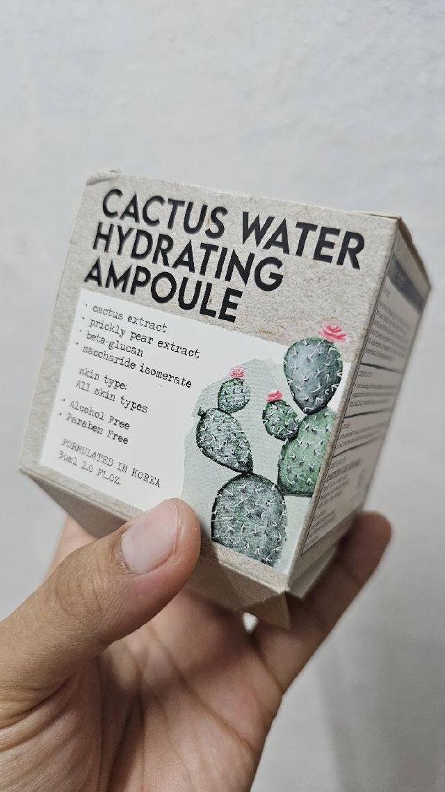 Cactus Water Hydrating Ampoule product review