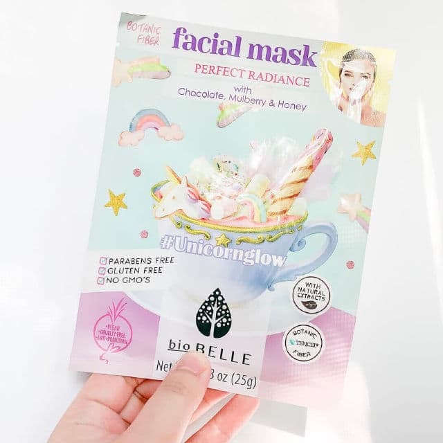 Biobelle #UnicornGlow Tencel Sheet Mask review photo by skincaremelx
