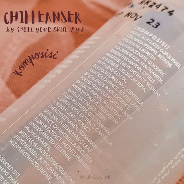 Spoil Your Skin Chilleanser Facial Cleanser review photo by ratnasramli