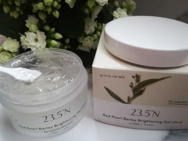 23.5°N Red Pearl Barley Whitening Gel Mask review photo by dfs