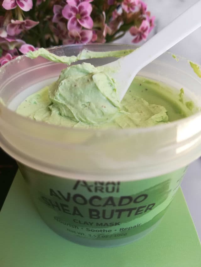ANAIRUI Skin Care Avocado Green Tea Clay Mask review photo by dfs